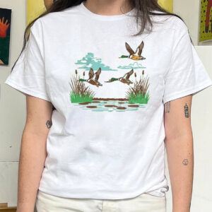 Mallard Wildlife Outdoors Nature T shirt 1