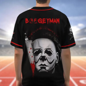 Michael Myers Boogeyman Horror Halloween Baseball Jersey