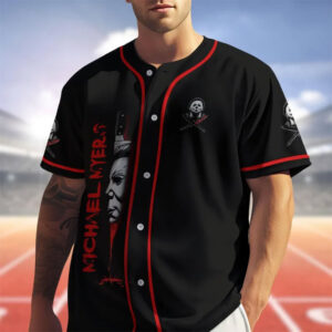 Michael Myers Boogeyman Horror Halloween Baseball Jersey 2
