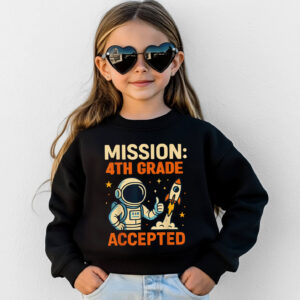 Mission Custom Grade Accepted, Astronaut Back To School T-shirt Mission Custom Grade Accepted, Astronaut Back To School T-shirt