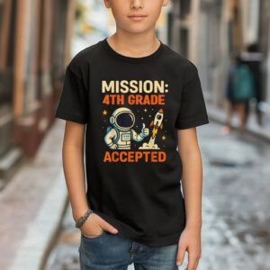 Mission Custom Grade Accepted, Astronaut Back To School T shirt 2