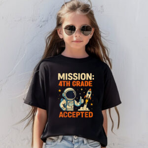 Mission Custom Grade Accepted, Astronaut Back To School T shirt 3