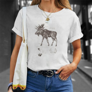 Moose Anatomy Moose Artwork Shirt