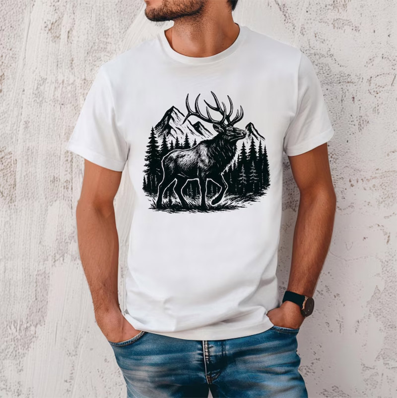 Mountain Wilderness Elk, Hunting Season T-shirt Mountain Wilderness Elk, Hunting Season T-shirt