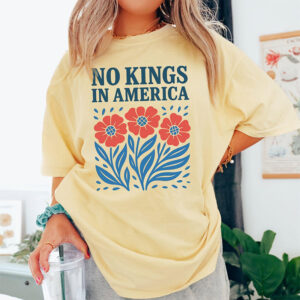 No Kings In America, Fuck Donald Trump Comfort Color Shirt 1