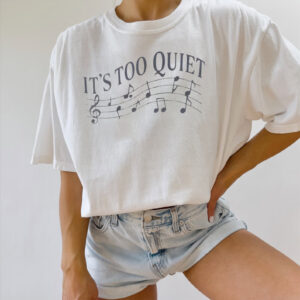 Olivia rodrigo with it’s too quiet T shirt