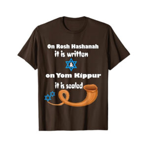 On Rosh Hashanah On Yom Kippur, kippur holiday T shirt 3