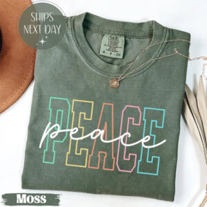 Peace Anti War Comfort Colors T-shirt