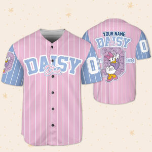 Personalize Custom D Daisy Duck 1934 Baseball Jersey 3