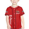 Personalize Lightning Mcqueen Speed Red Dark Baseball Jersey