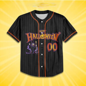 Personalized Disney Halloween Daisy Duck Baseball Jersey