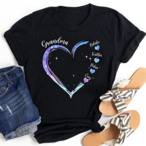 Personalized Grandma With Grandkids Names Shirt Personalized Grandma With Grandkids Names Shirt