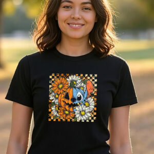 Pumpkin Stitch Head Disney Autumn Season T shirt 2