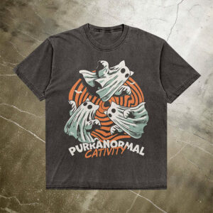 Purranormal Cativity Funny Halloween Cat Shirt Purranormal Cativity Funny Halloween Cat Shirt