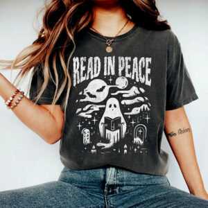 Read In Peace Spooky Bookish Shirt Read In Peace Spooky Bookish Shirt