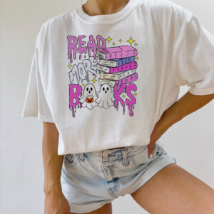 Read more books Spooky Book Club Tee