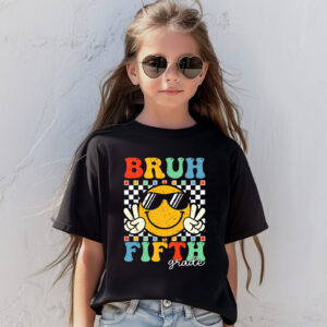 Retro Bruh Custom Grade Smiley Face T shirt 1