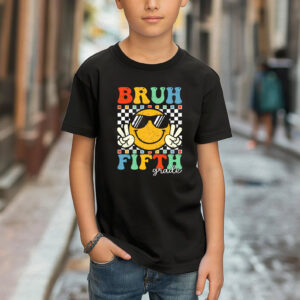Retro Bruh Custom Grade Smiley Face T-shirt Retro Bruh Custom Grade Smiley Face T-shirt