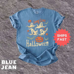 Retro Long Live Halloween Comfort Colors T-shirt