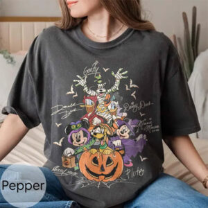 Retro Mickey And Friends Halloween Party Comfort Colors T shirt 2