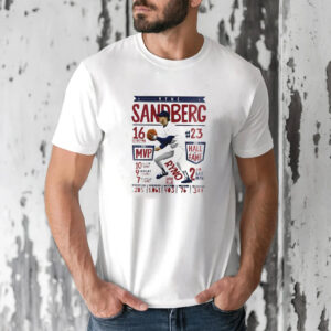 Ryne Sandberg Chicago Cubs Baseball Memorial T-shirt Ryne Sandberg Chicago Cubs Baseball Memorial T-shirt
