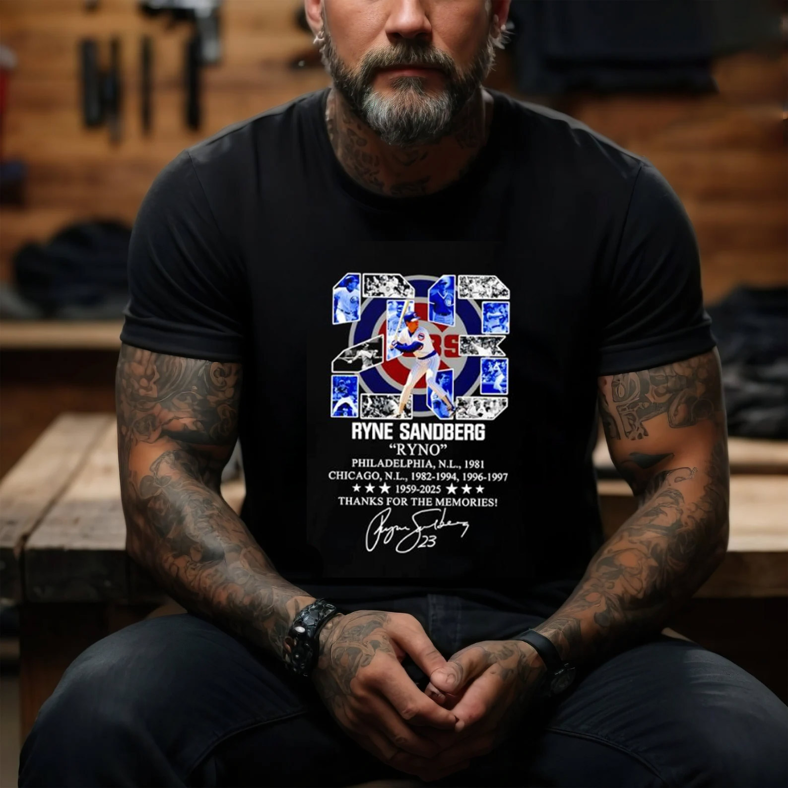 Ryne Sandberg RYNO Thank You Honor T-shirt Ryne Sandberg RYNO Thank You Honor T-shirt