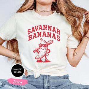 Savannah Bananas Baseball Banana Ball Comfort Colors T-shirt Savannah Bananas Baseball Banana Ball Comfort Colors T-shirt