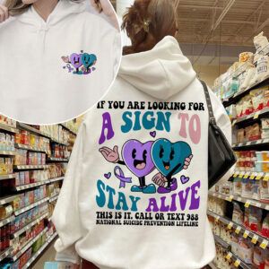 Suicide Prevention 988 Mental Health 2 sided Shirt 1