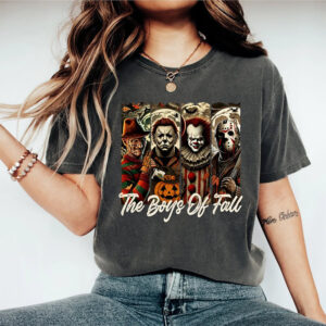 The Boys Of Fall Halloween Horror Gang Comfort Colors T-shirt