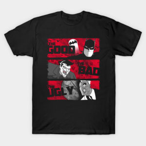 The Good The Bad The Ugly 2 face batman joker t shirt 3
