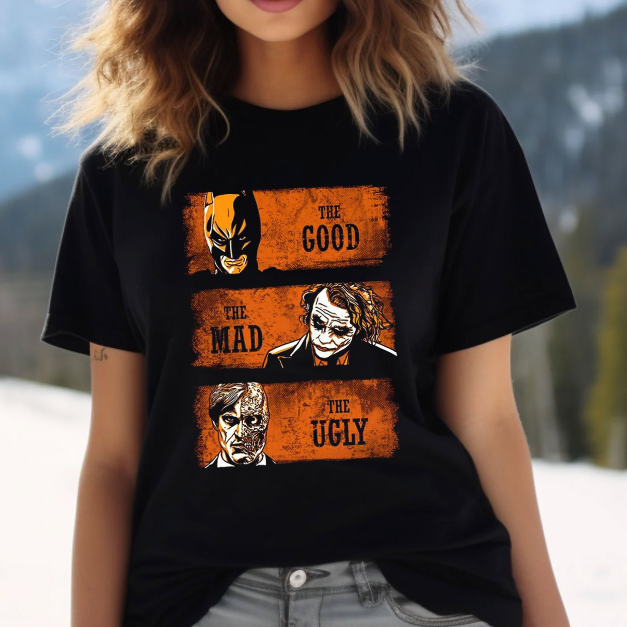 The Good The Mass The Ugly 2-face Joker Batman Shirt The Good The Mass The Ugly 2-face Joker Batman Shirt