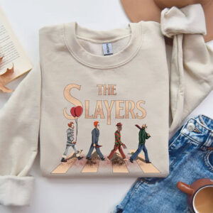 The Slayers Horror Movie Abbey Road Parody T-shirt The Slayers Horror Movie Abbey Road Parody T-shirt