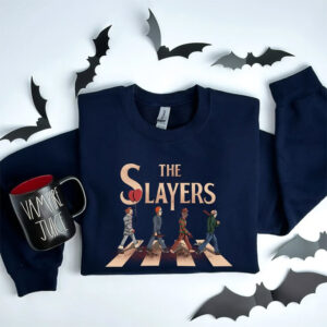 The Slayers Horror Movie Abbey Road Parody T shirt 2