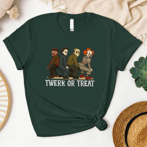 Twerk Or Treat Funny Halloween Killers Comfort Colors T-shirt