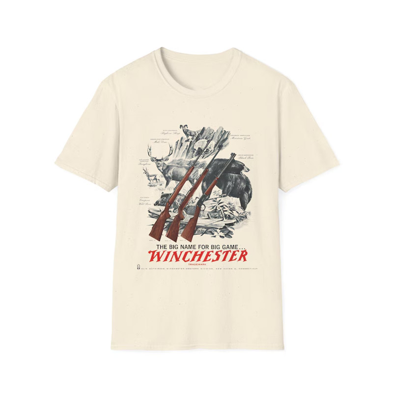 Vintage Deer Hunter Rifle Winchester T-shirt Vintage Deer Hunter Rifle Winchester T-shirt