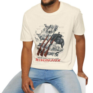 Vintage Deer Hunter Rifle Winchester T shirt