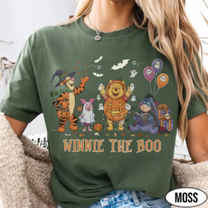 Winnie the Boo Disney Pooh Halloween Comfort Colors T shirt 2