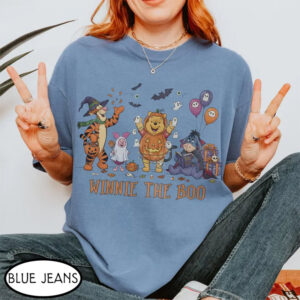 Winnie the Boo Disney Pooh Halloween Comfort Colors T shirt 3