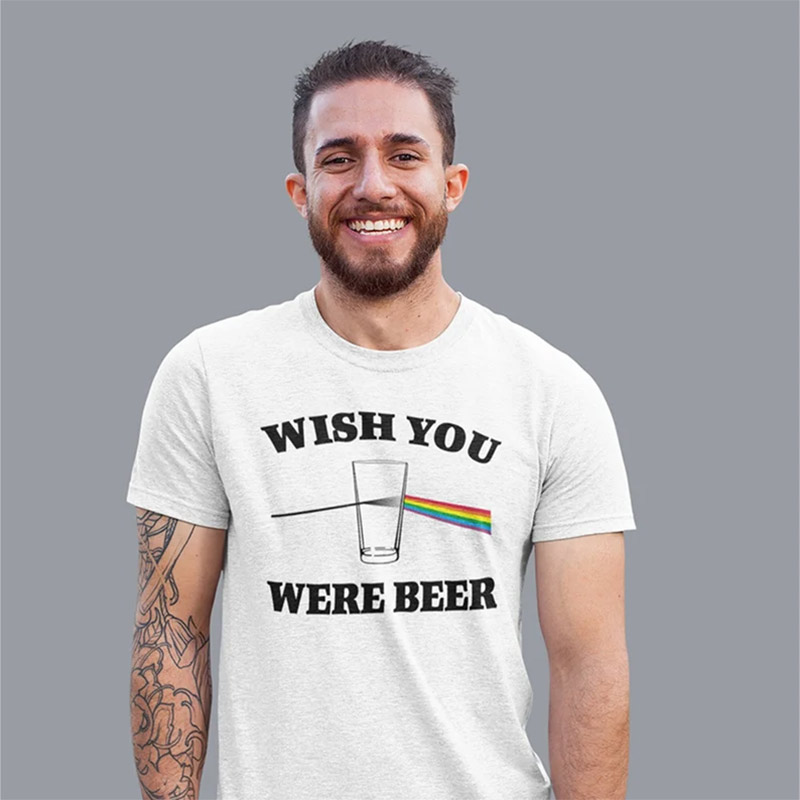 Wish You Were Beer Parody Drink Beer Day T-shirt Wish You Were Beer Parody Drink Beer Day T-shirt