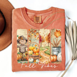First Day Of Autumn Fall Vibes Comfort Colors T-shirt