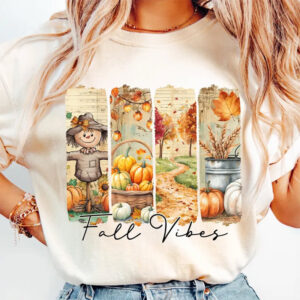 first day of autumn Fall Vibes Comfort Colors T shirt