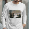 Fishing Trip American Flag Outdoor Activity T-shirt