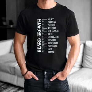 handsome man beard, Beard Grown T shirt 3
